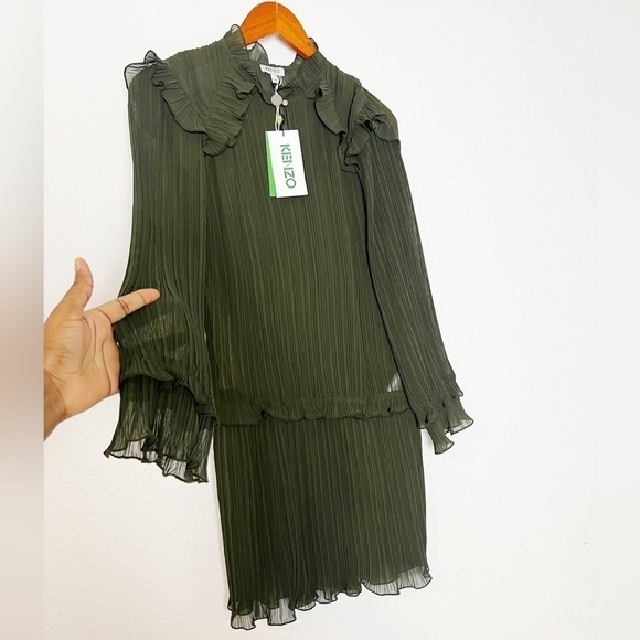 Kenzo Micro-Pleated Dress - Picture 7 of 12
